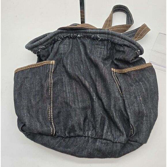 Thirty-One Denim Tote Bag With Pockets & Zippered Compartments - Picture 1 of 8